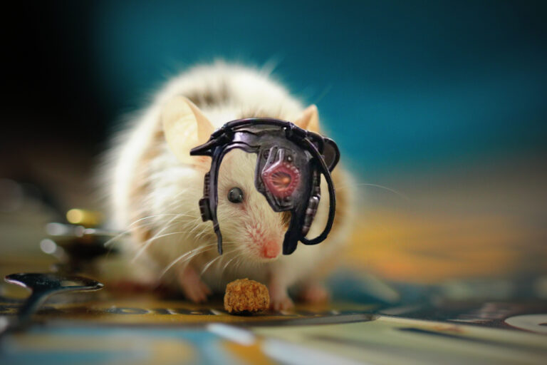 Cyborg mouse feels no pain